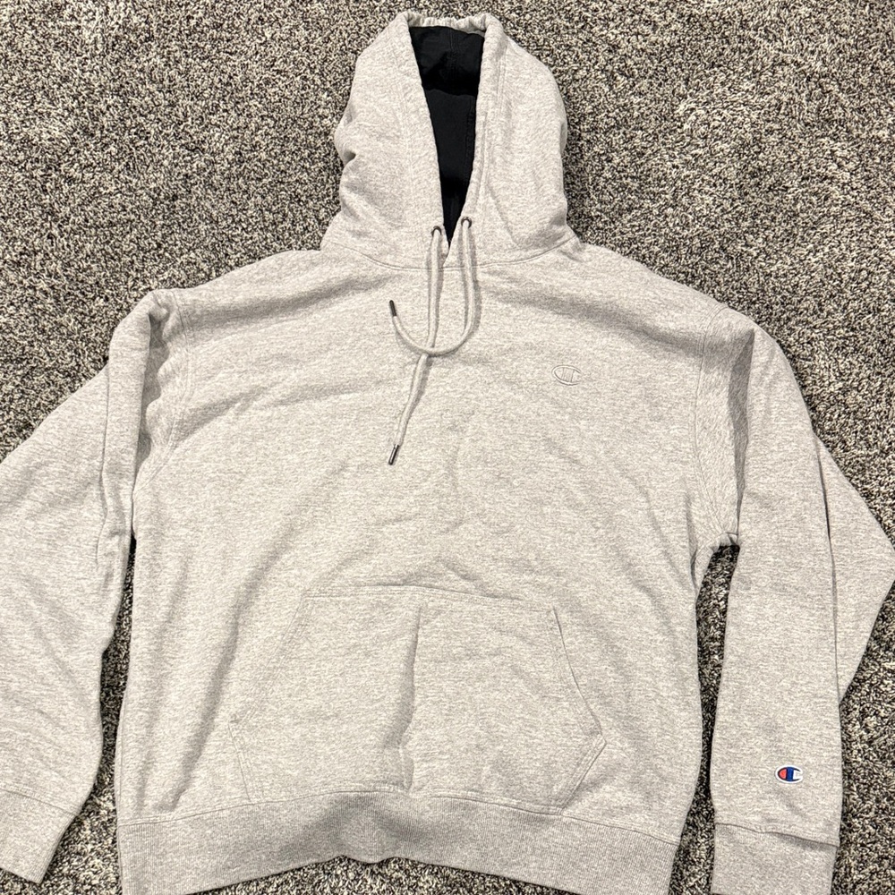 Champion Light Gray Hoodie